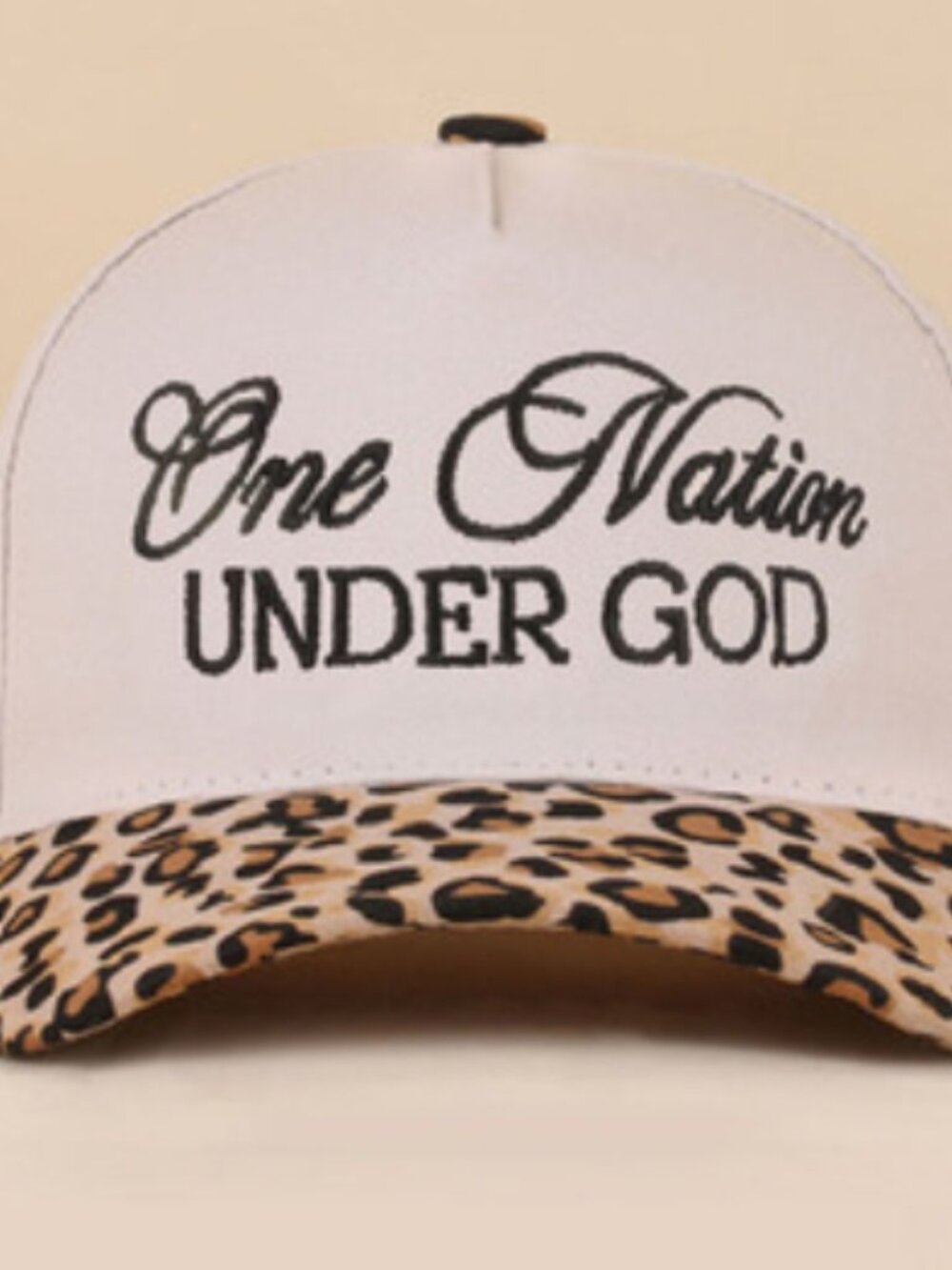Zenana Outfitters "One Nation Under God" Embroidered Hat - Assorted Colors - Picture 4 of 6